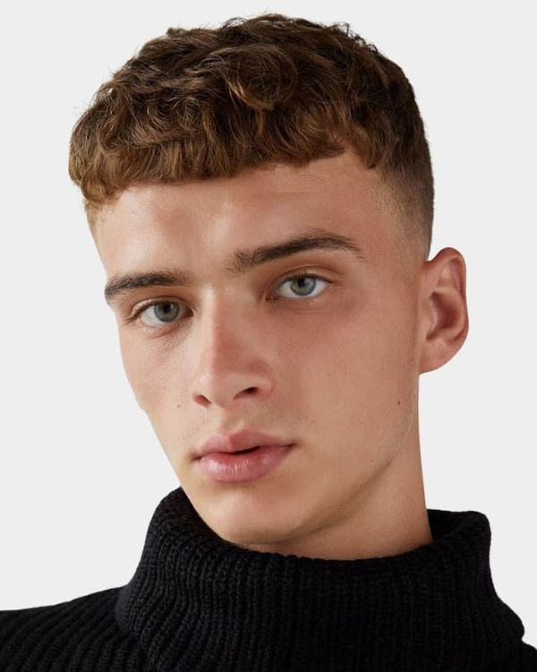 Curly French Crop Haircut