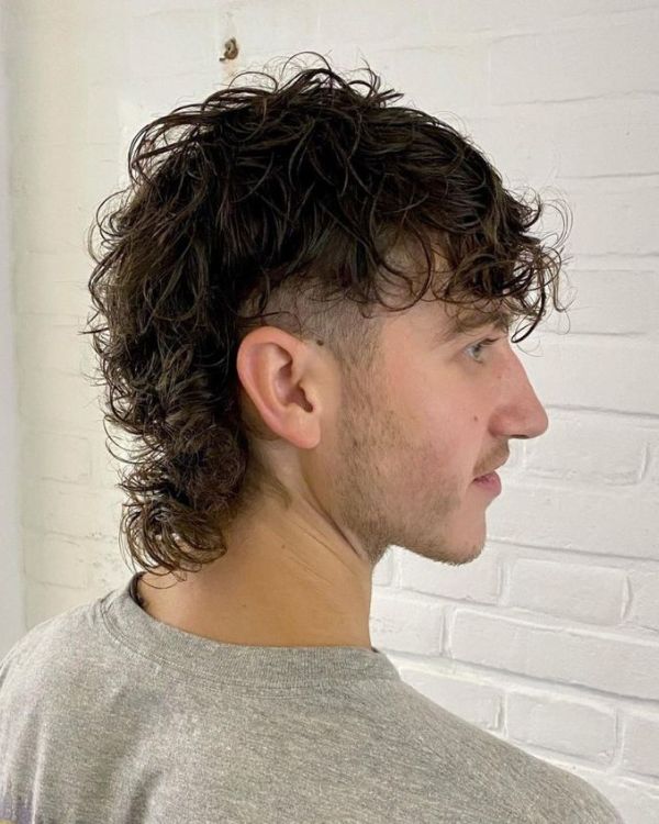 Curly Wolf Cut