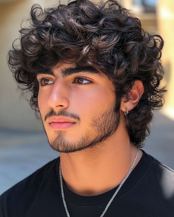 Medium Messy Curls