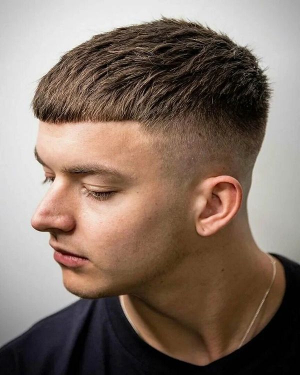 Textured French Crop Fade 