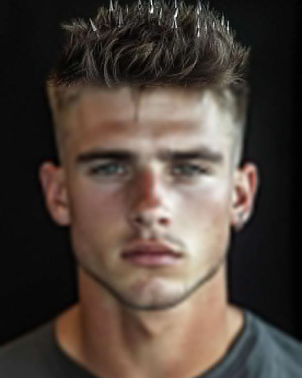 spiky hair