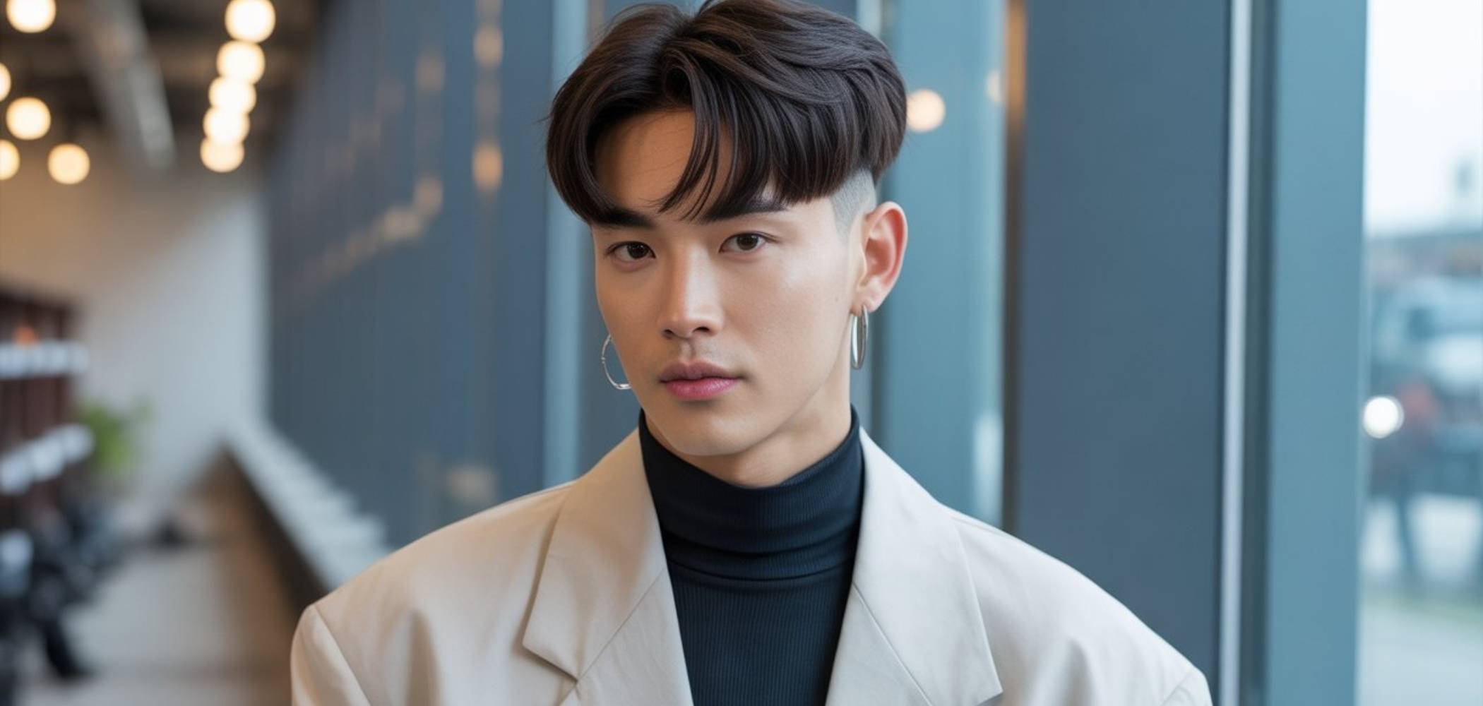 Two Block Haircut Of Men