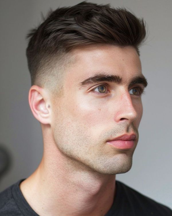 Mid Fade Crew Cut