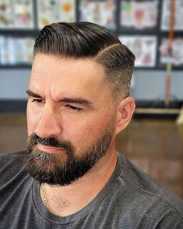 Tapered Comb Over